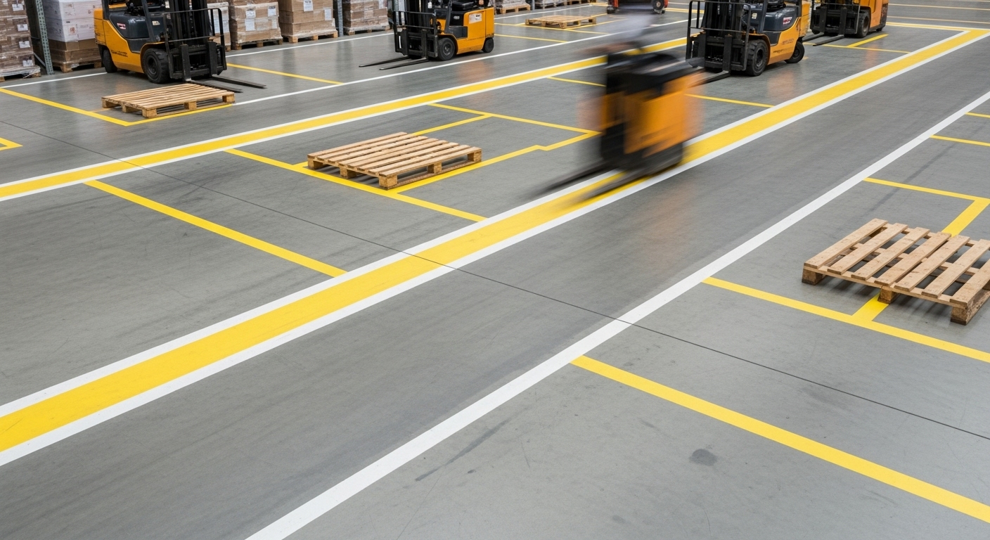 Durable Floor Marking Tape