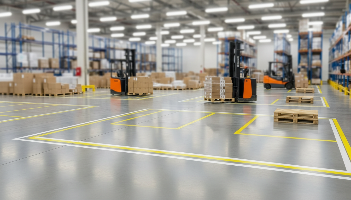 Defined Walkways Floor Marking