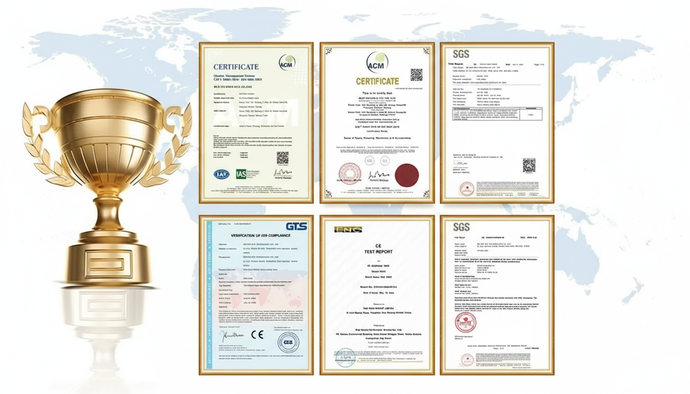 PAC KING Global Certifications