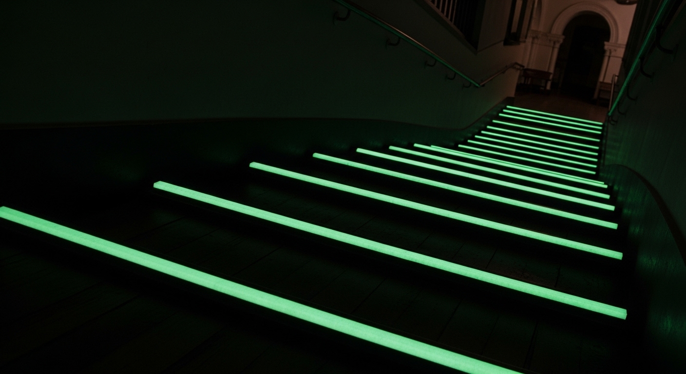 Photoluminescent Anti-Slip Tape