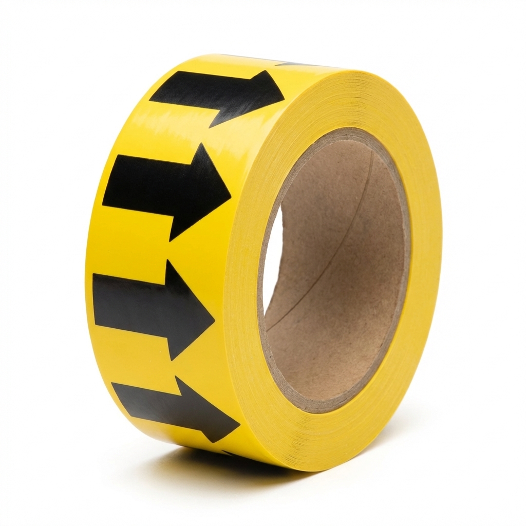 Industrial Pipe Marking Tape with Arrows for Flow Direction
