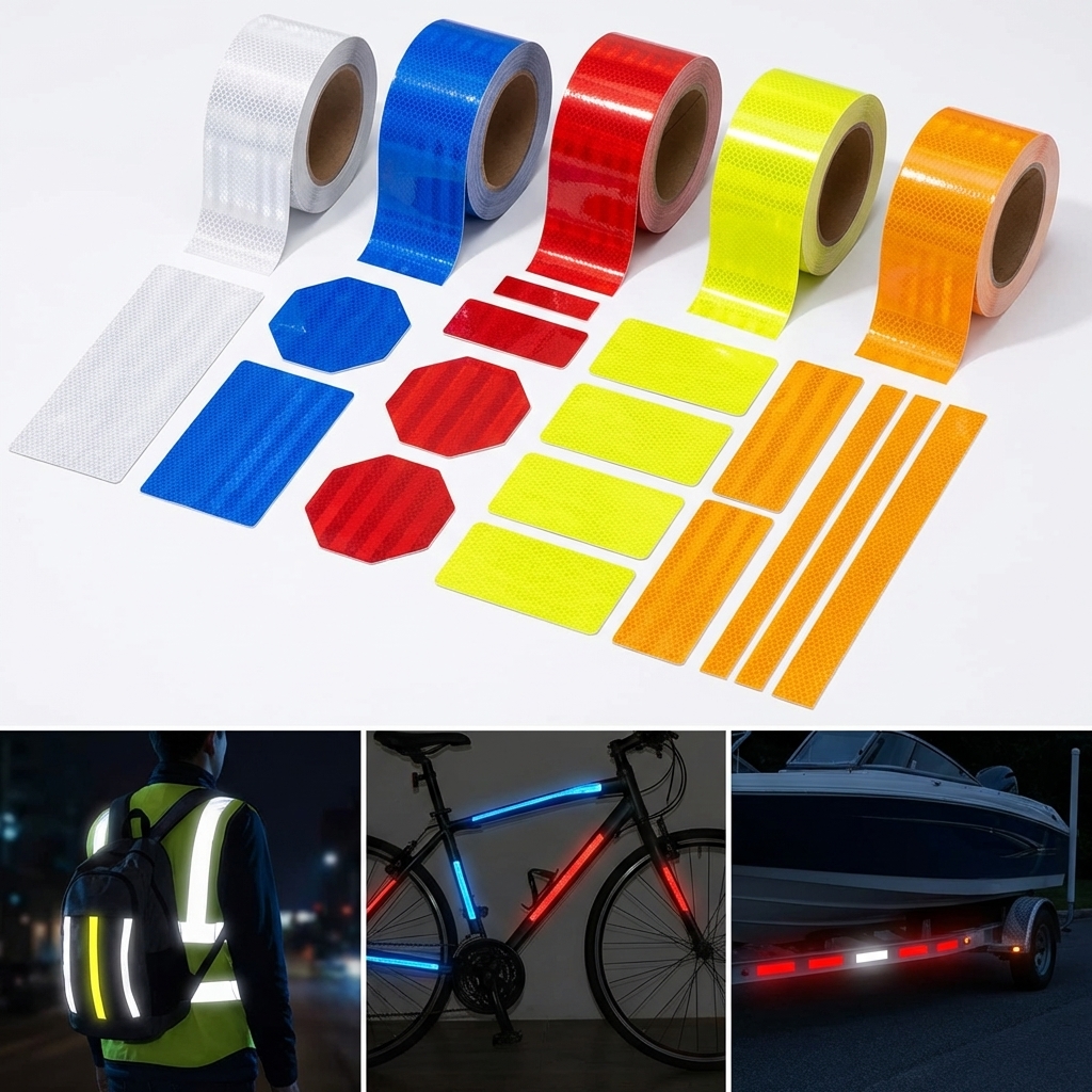 High Visibility Reflective Tape for Safety & Traffic Marking