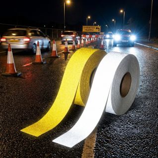 Aluminum Foil Reflective Line Tape – High Visibility Court & Road Marking Tape